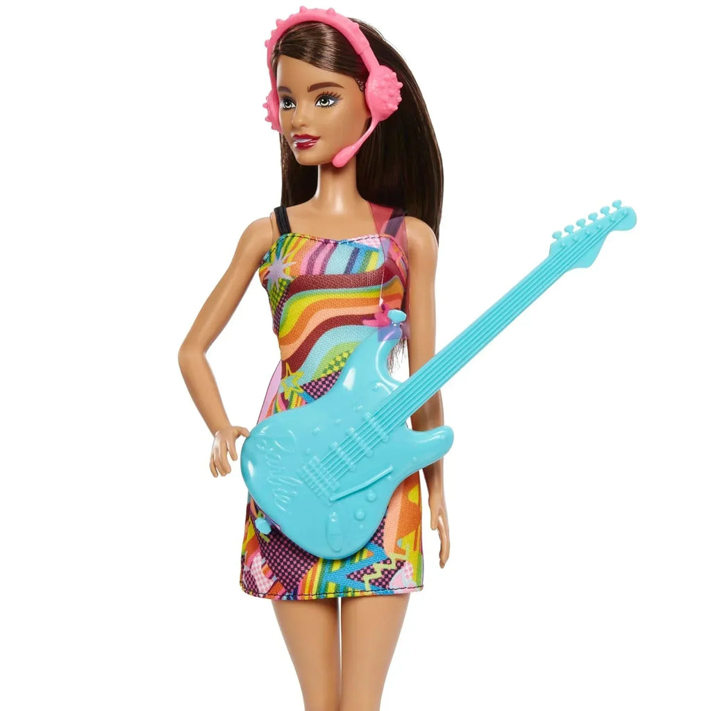 Barbie Dolls & Accessories Sisters Pop Star-Themed Playset with Barbie & Chelsea Dolls, Guitars, Microphones, and Musical Pieces - Naivri