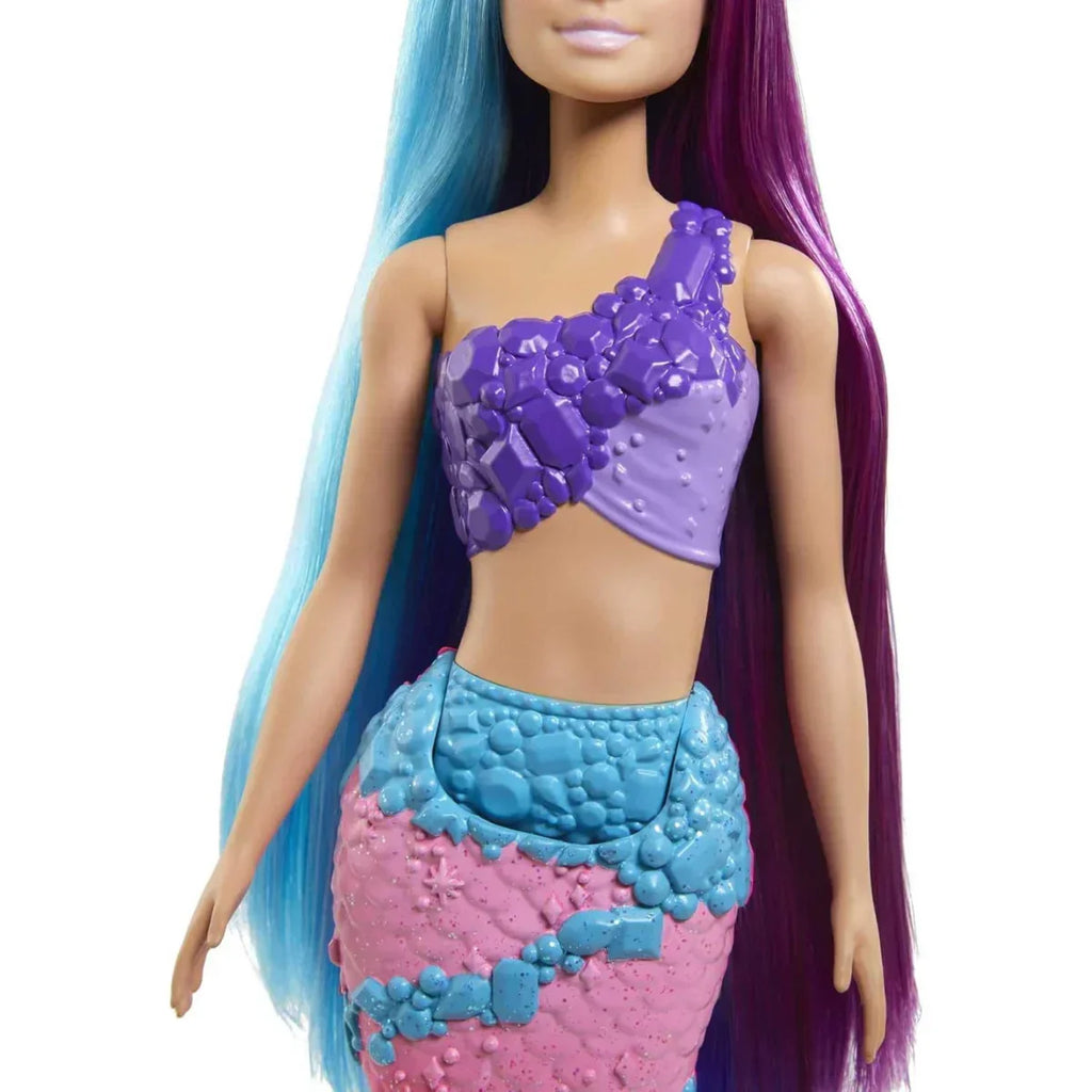 Barbie Dreamtopia Mermaid Doll with Extra-Long Fantasy Hair & Styling Accessories (13-Inch) - Naivri