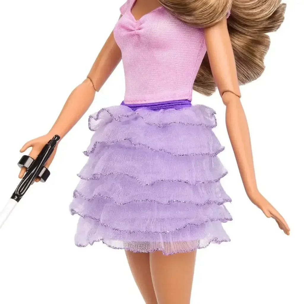 Barbie Fashionistas Doll #228 – First-Ever Blind Doll with Pink Ruffled Skirt, Cane & Sunglasses - Naivri