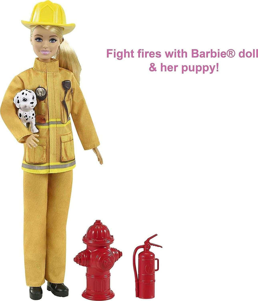 Barbie Firefighter Blonde Doll GTN83 - Naivri