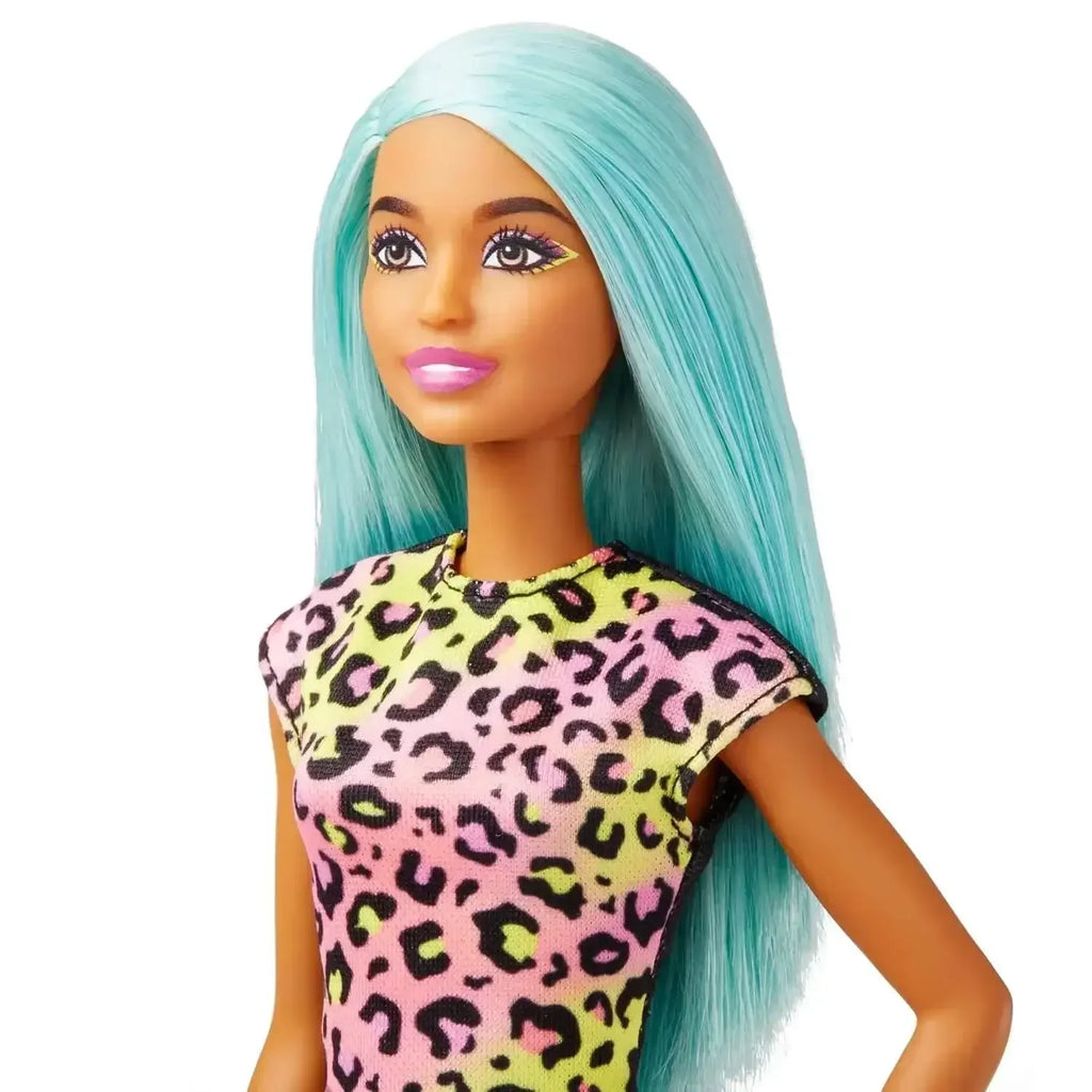 Barbie Makeup Artist Doll with Teal Hair, Palette & Brush Accessories - Naivri