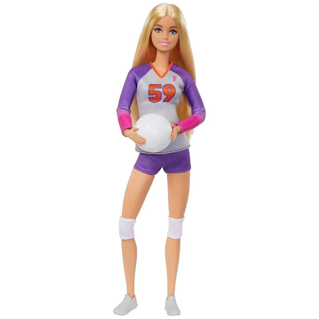 Barbie® Made To Move™ Career Volleyball Player Doll HKT72 – Realistic Posing Doll with Volleyball & Net - Naivri