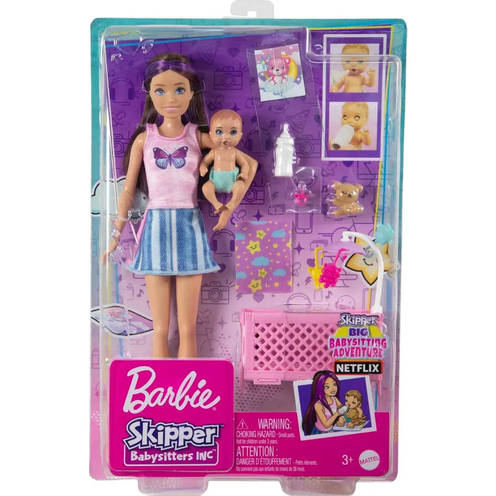 Barbie® Skipper™ Babysitters Inc.™ Bedtime Playset HYJ33 - Naivri