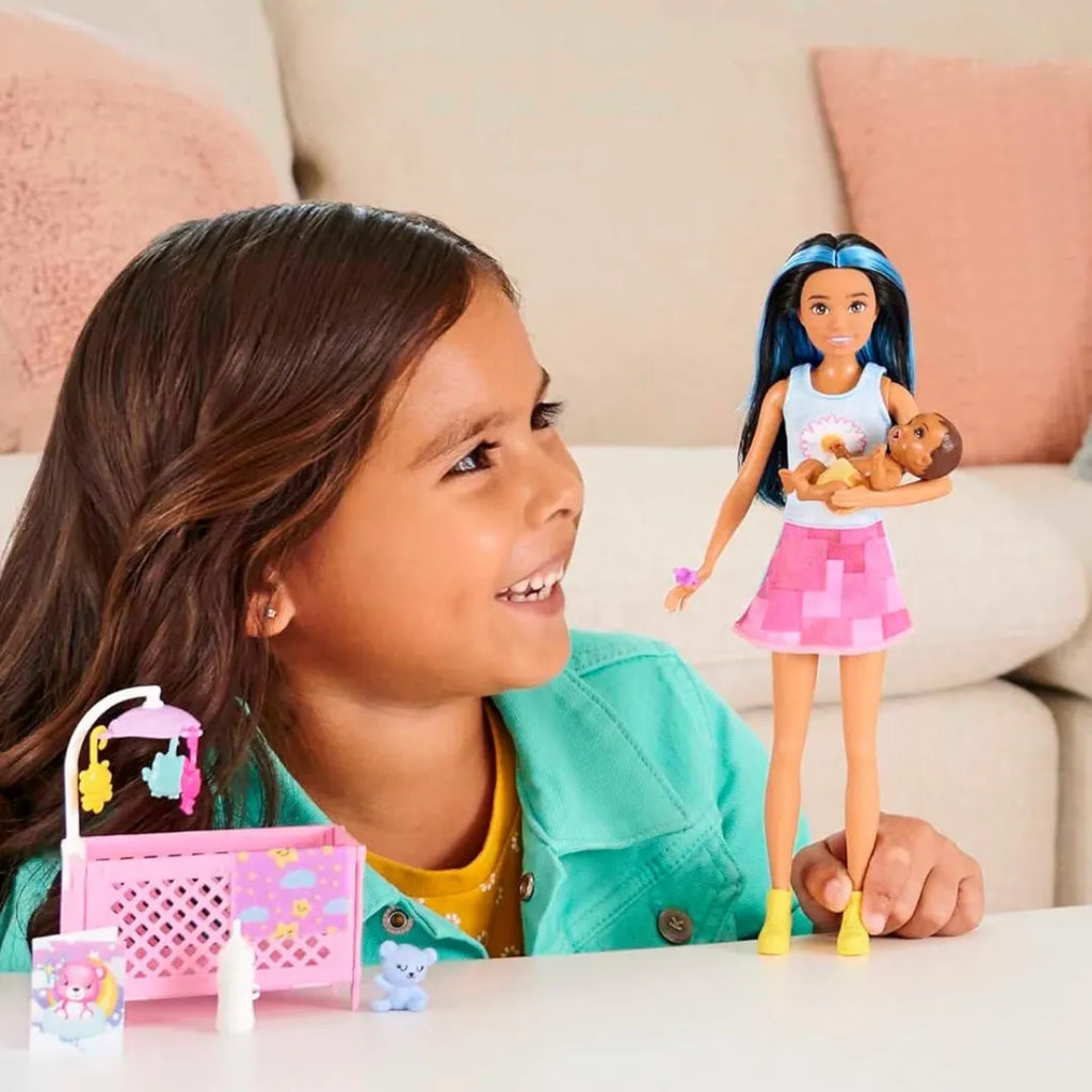 Barbie® Skipper™ Babysitters Inc.™ Crib Playset HYJ34 - Naivri