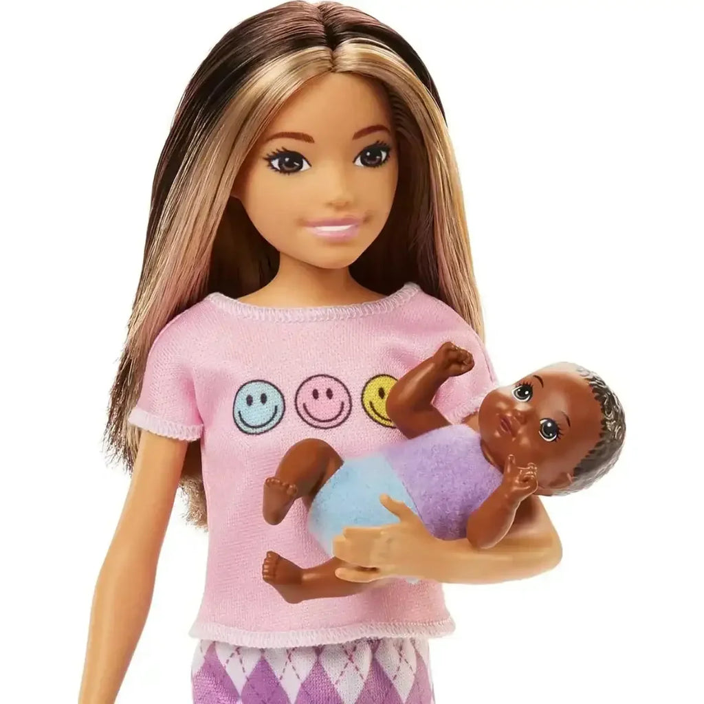 Barbie Skipper Babysitters Inc. Doll & Baby Playset with Accessories – Gift for Kids 3+ - Naivri