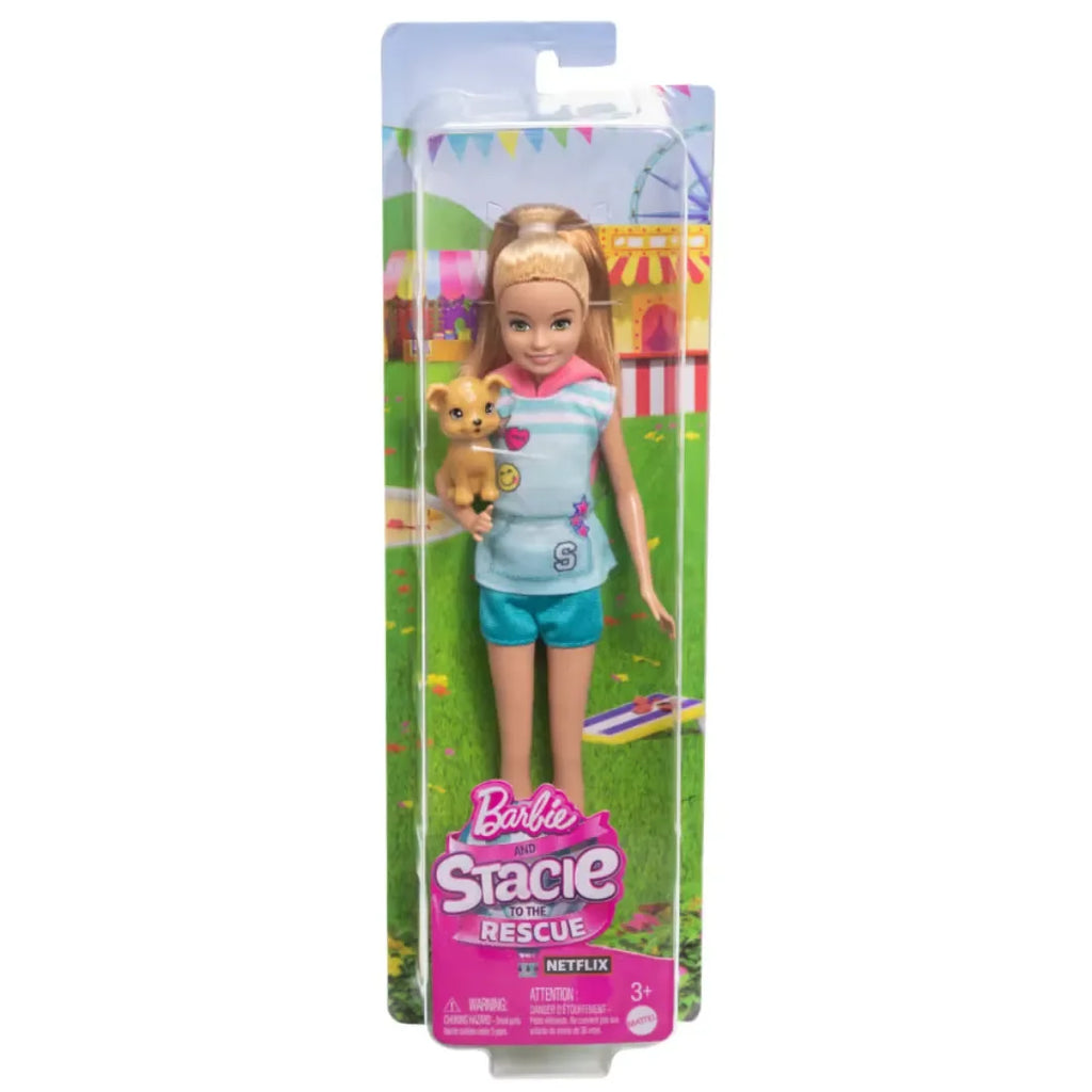 Barbie Stacie Doll with Pet Dog – Adventure Awaits with Barbie’s Younger Sister! - Naivri