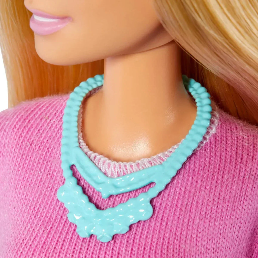 Barbie Teacher Doll, Blonde with 10 Classroom Accessories Including Globe & Laptop – Gift for Kids 3 Years+ - Naivri