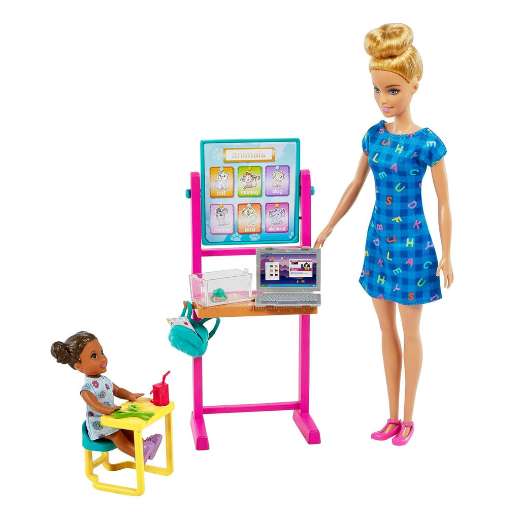 Barbie Teacher Playset With Blonde Doll HCN19 - Naivri