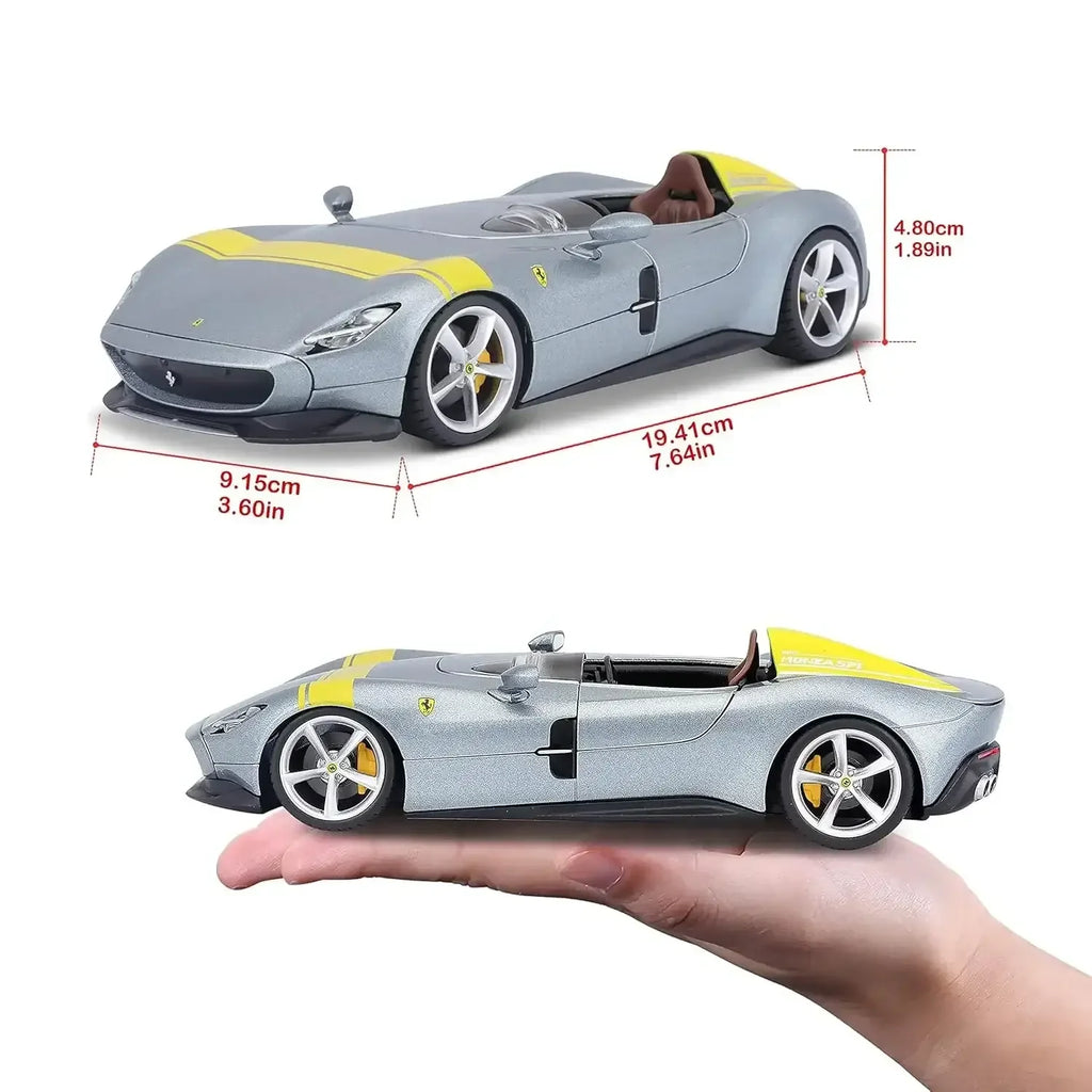 Bburago 1:24 Ferrari Monza SP1 Diecast Car – Licensed Collector’s Model - Naivri
