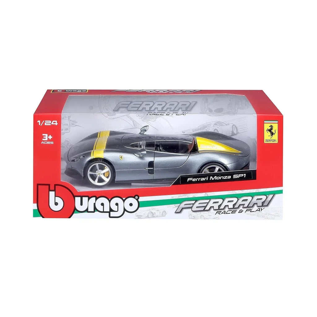 Bburago 1:24 Ferrari Monza SP1 Diecast Car – Licensed Collector’s Model - Naivri