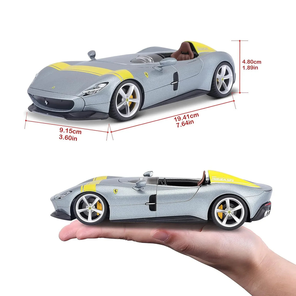 Bburago 1:24 Ferrari Monza SP1 Diecast Car – Licensed Collector’s Model - Naivri