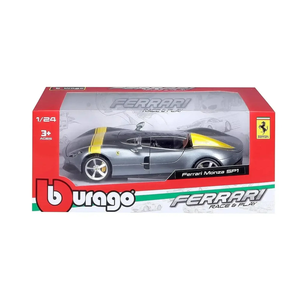 Bburago 1:24 Ferrari Monza SP1 Diecast Car – Licensed Collector’s Model - Naivri