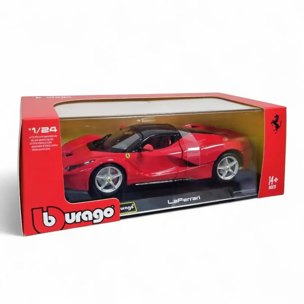 Bburago 1:24 Scale LaFerrari Diecast Car Model – Collector’s Edition, Red - Naivri