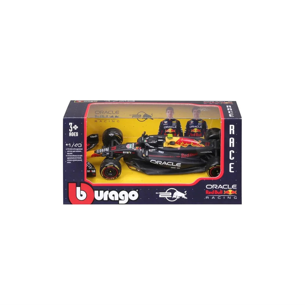 Bburago 1:43 Red Bull Racing RB20 2024 Formula 1 Diecast Model – MV1 & SP11 Collector’s Edition - Naivri