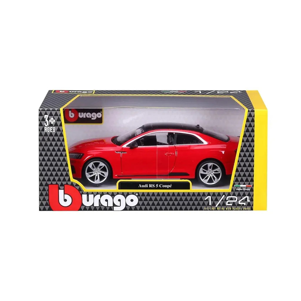 Bburago Audi RS 5 Coupe Scale 1:24 Red - Naivri