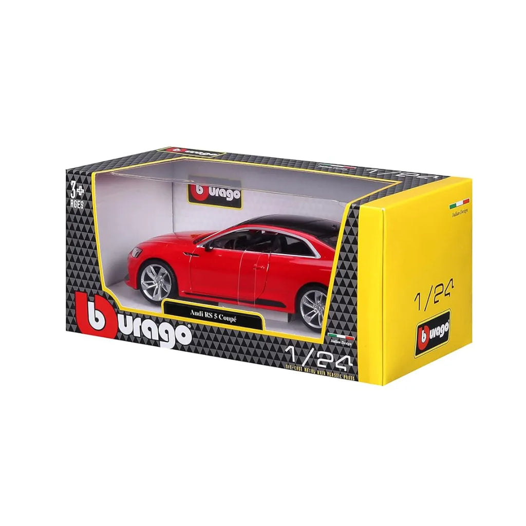 Bburago Audi RS 5 Coupe Scale 1:24 Red - Naivri