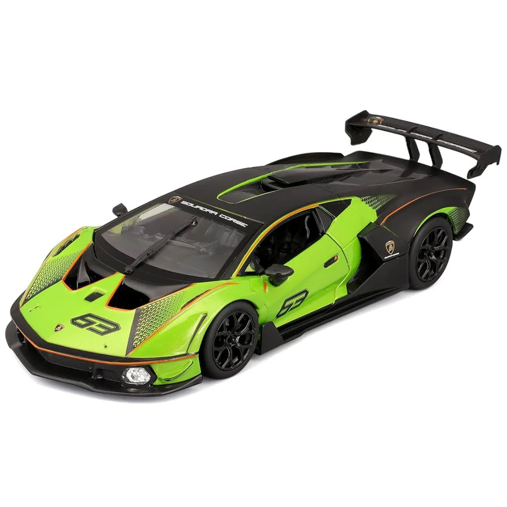 Bburago Lamborghini Essenza SCV12 Scale 1:24 Green - Naivri