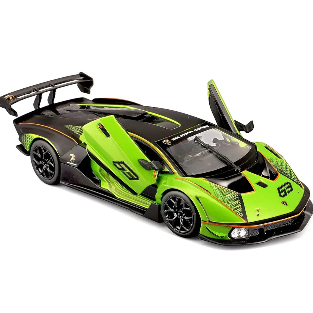 Bburago Lamborghini Essenza SCV12 Scale 1:24 Green - Naivri