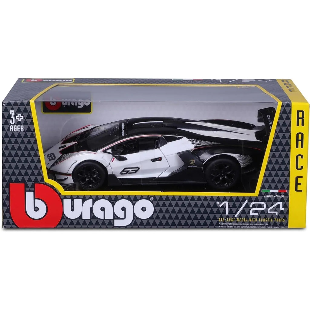 Bburago Lamborghini Essenza SCV12 Scale 1:24 White - Naivri