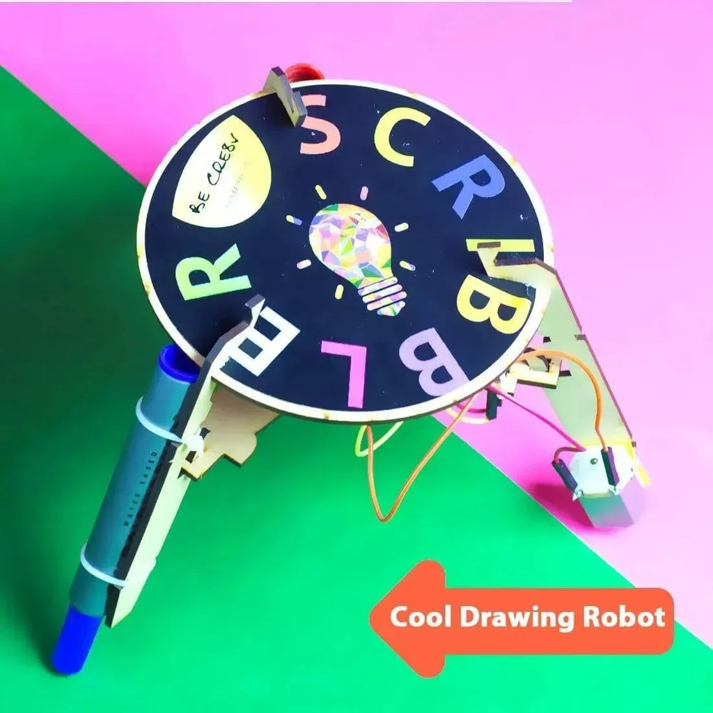 Be Cre8v 3 in 1 Robotics Kit | STEM DIY Robotics + Electronics + Science Projects for Kids Ages 8+ | Plug & Play No-Solder Learning Toy | Explore Coding, Circuits & Creativity - Naivri