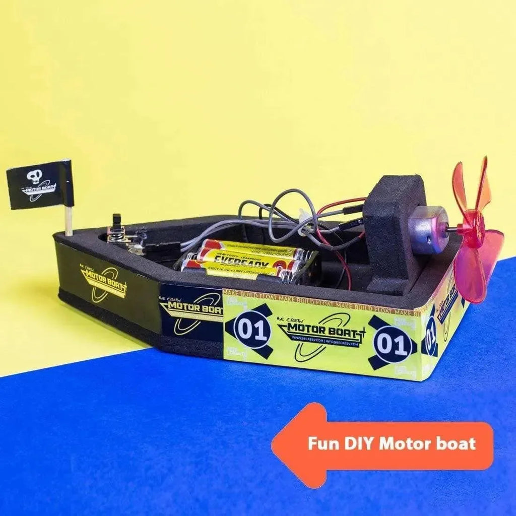 Be Cre8v 3 in 1 Robotics Kit | STEM DIY Robotics + Electronics + Science Projects for Kids Ages 8+ | Plug & Play No-Solder Learning Toy | Explore Coding, Circuits & Creativity - Naivri