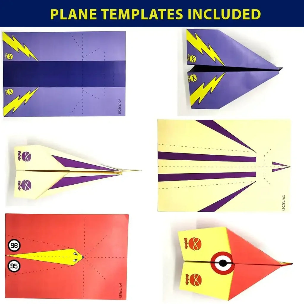 Be Cre8v Motorized Plane Launcher & Power Shooter Kit for Kids (Age 8–14) - Naivri