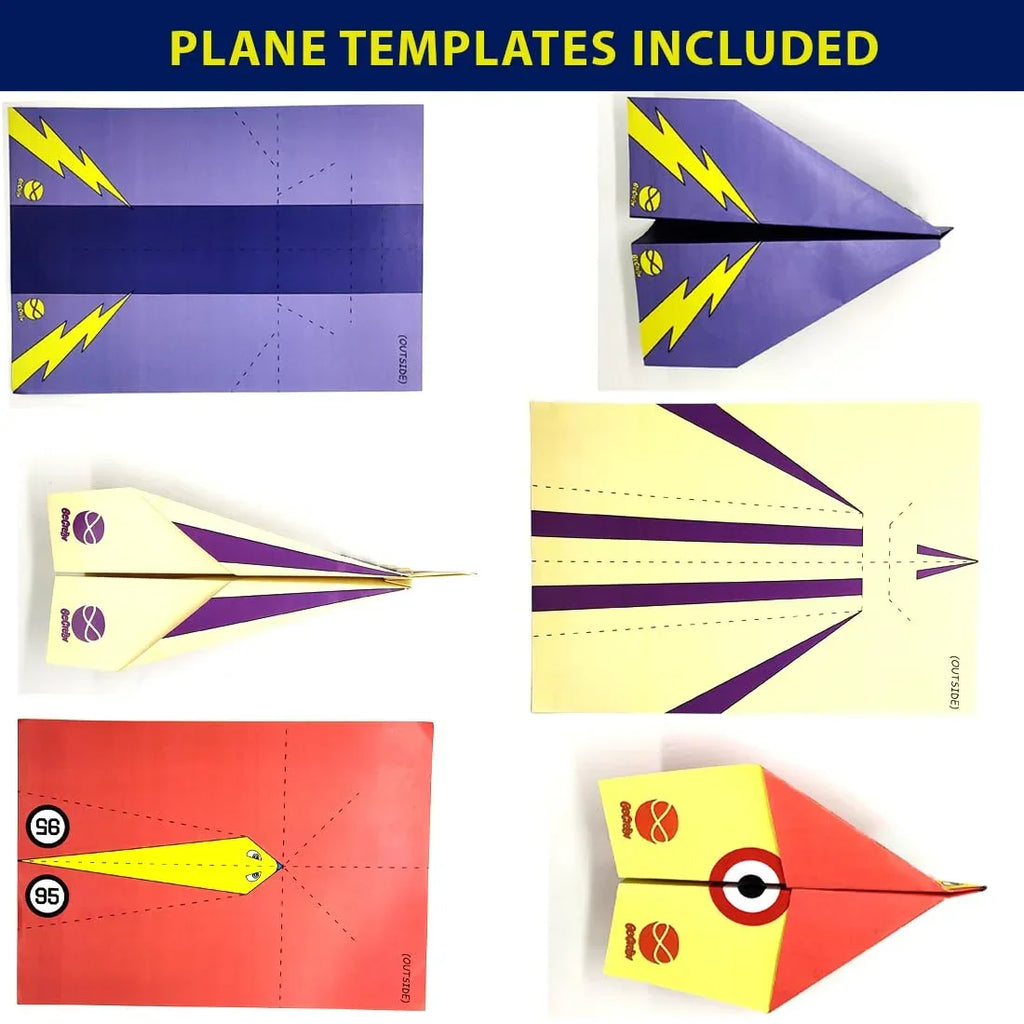 Be Cre8v Motorized Plane Launcher & Power Shooter Kit for Kids (Age 8–14) - Naivri