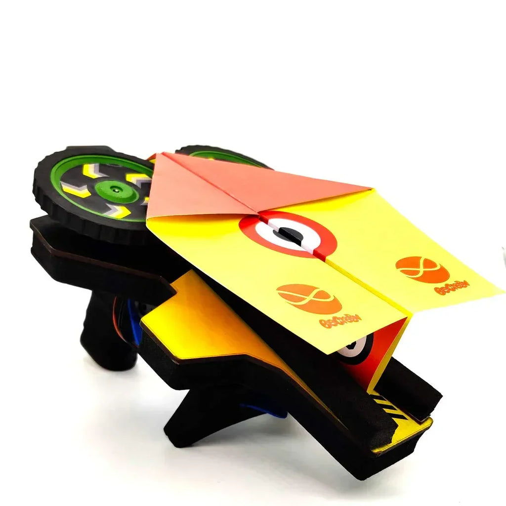 Be Cre8v Motorized Plane Launcher & Power Shooter Kit for Kids (Age 8–14) - Naivri