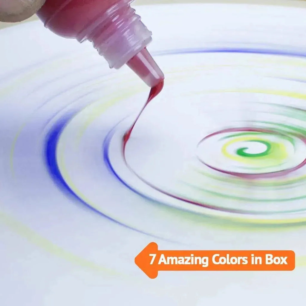 Be Cre8v Spin Art Maker Machine – DIY Creative Painting Kit for Kids and Families - Naivri
