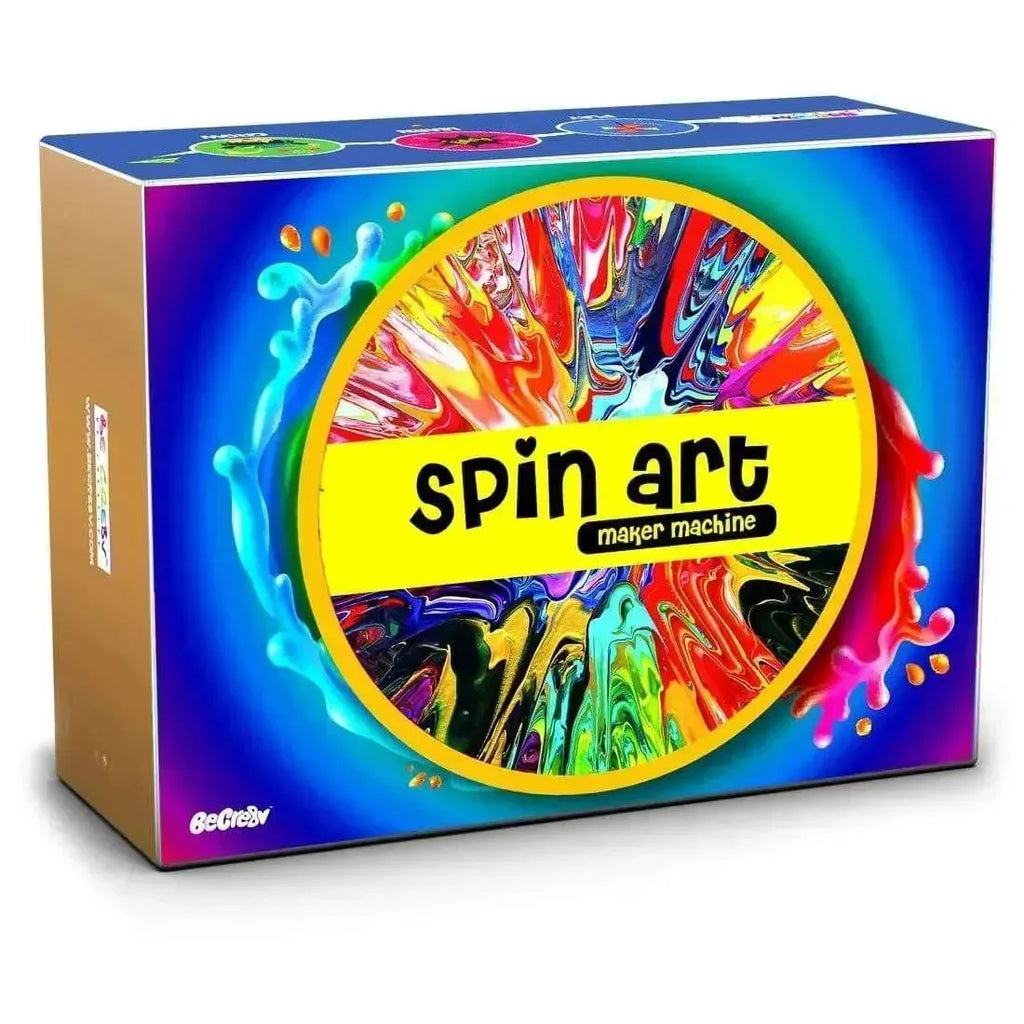 Be Cre8v Spin Art Maker Machine – DIY Creative Painting Kit for Kids and Families - Naivri