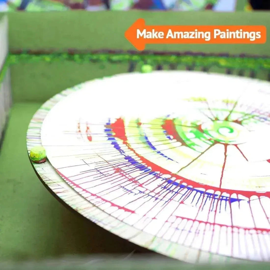 Be Cre8v Spin Art Maker Machine – DIY Creative Painting Kit for Kids and Families - Naivri