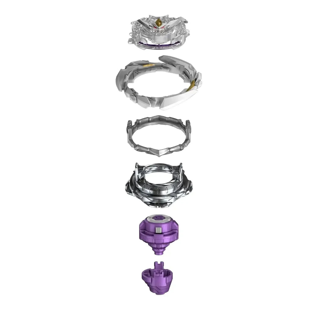 Beyblade Burst QuadDrive Destruction Belfyre B7 Starter Pack – 4-in-1 Customizable Right-Spin Battle Top - Naivri