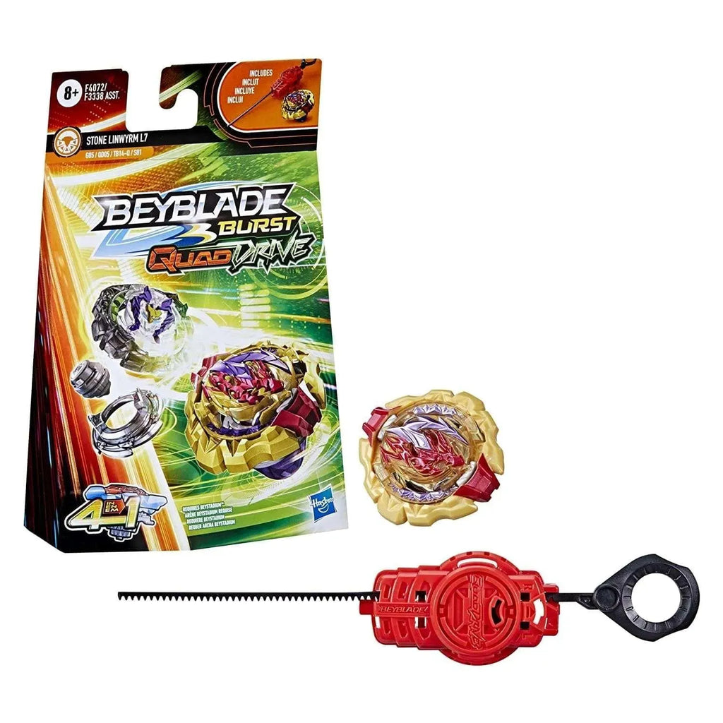 Beyblade Burst Quaddrive Stone Linwyrm L7 F4072 - Naivri