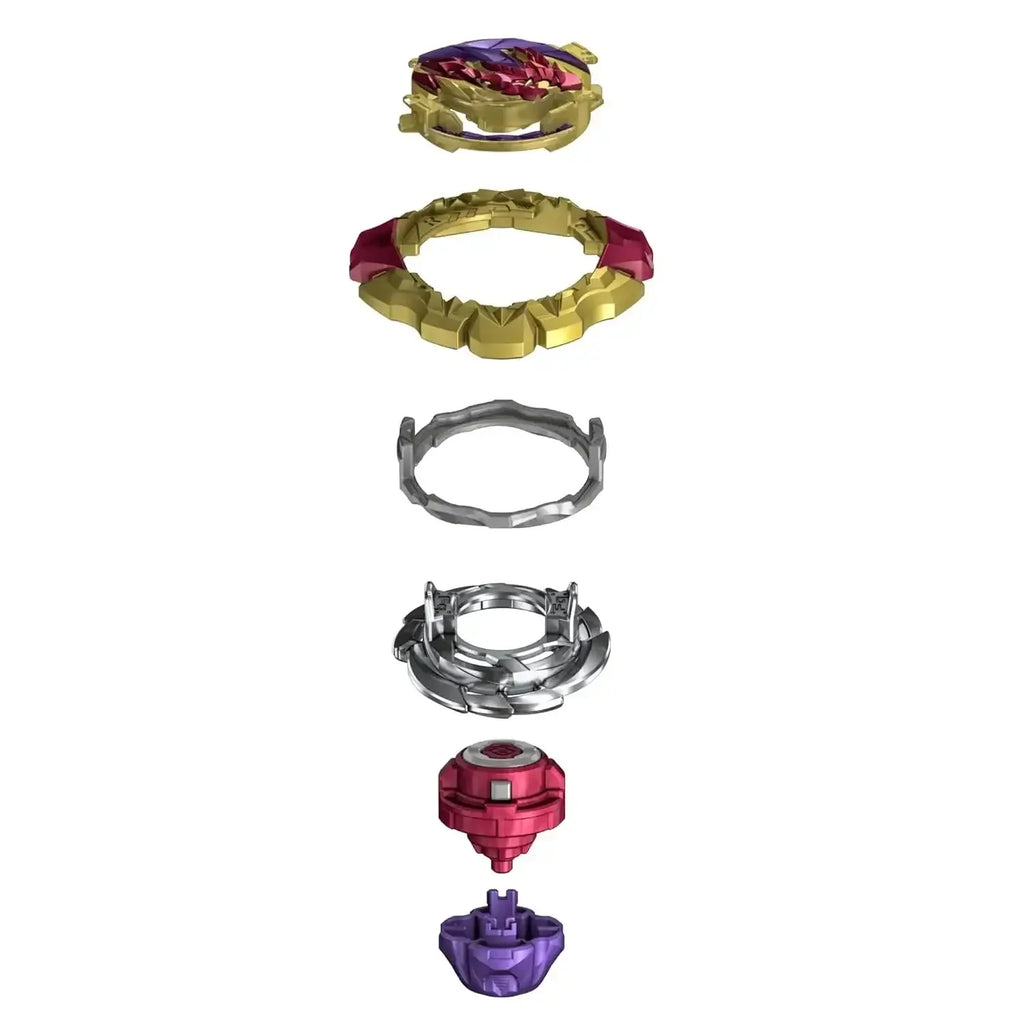 Beyblade Burst QuadDrive Stone Linwyrm L7 Starter Pack – 4-in-1 Customizable Right-Spin Beyblade Top - Naivri