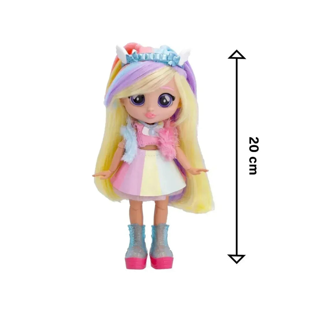 BFF by Cry Babies Jenna Doll – Fashionable Teen Doll with Long Hair, 3 Fabric Outfits & 9 Accessories | Collectible Play Doll for Kids 3+ Years | IMC Toys - Naivri