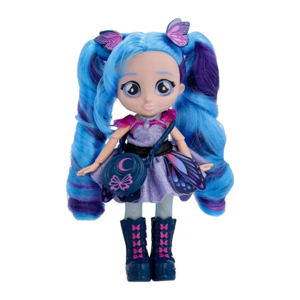 BFF by Cry Babies Shannon Fashion Doll – Stylish Collectible Doll with Long Hair, Fabric Clothes & 9 Accessories | Gift Toy for Kids Age 3+ - Naivri
