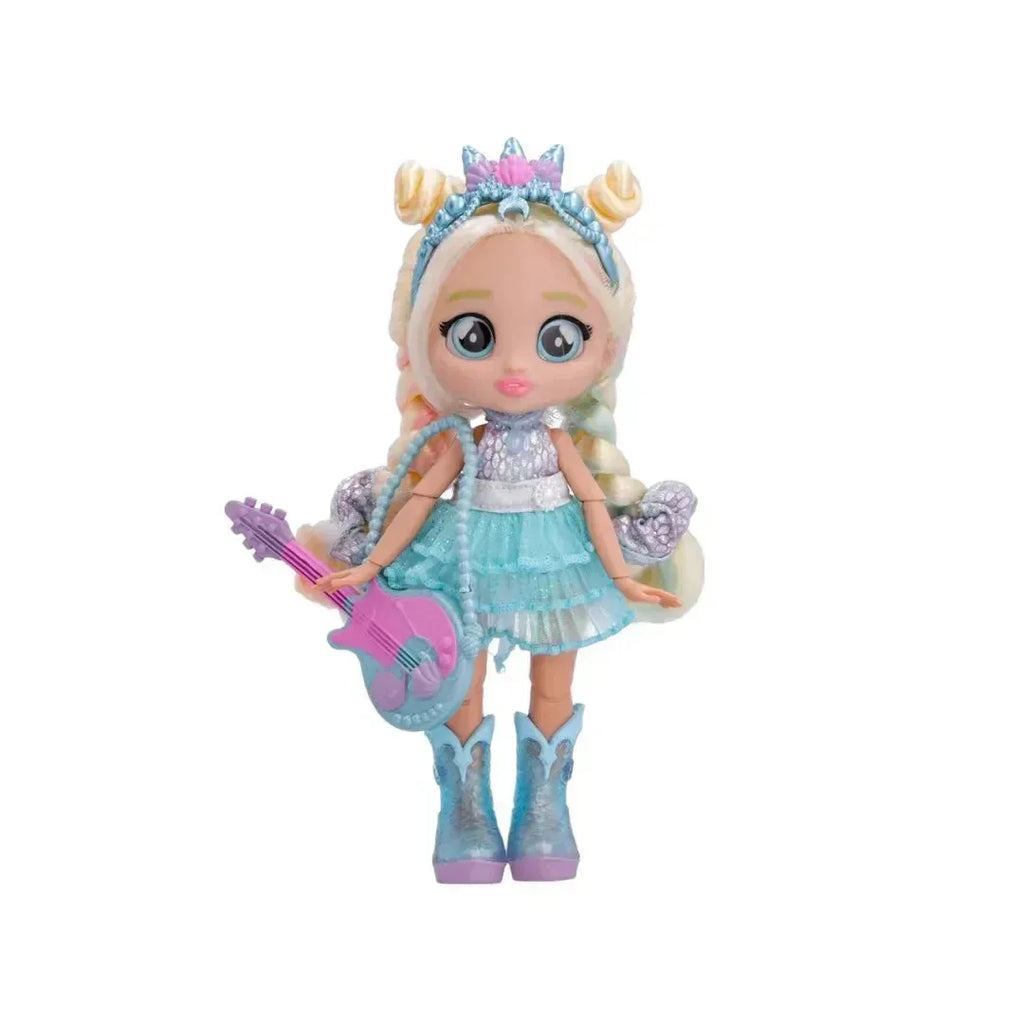 BFF by Cry Babies Stella Fashion Doll – Series 3 | Long Blonde Hair, Guitar Accessory, Trendy Clothes & More | Collectible Fashion Doll Toy for Girls & Boys 3+ Years | IMC Toys - Naivri