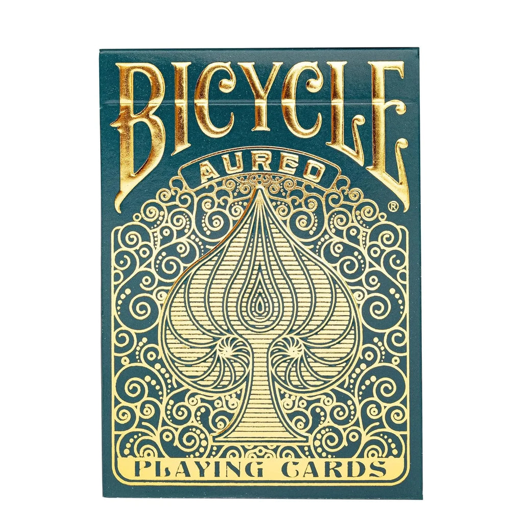 Bicycle Aureo Playing Cards – Premium Gold-Inspired Deck for Card Games, Magic Tricks, and Collectors – Made in USA, Durable Finish - Naivri