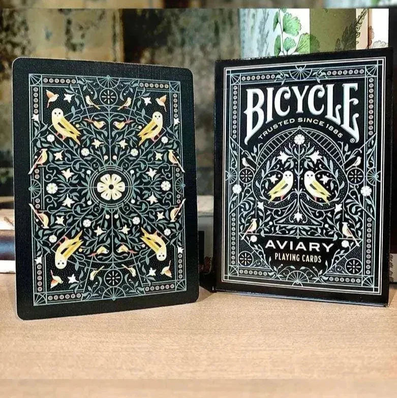Bicycle Aviary Playing Cards – Intricately Designed Custom Deck for Collectors and Card Game Enthusiasts - Naivri