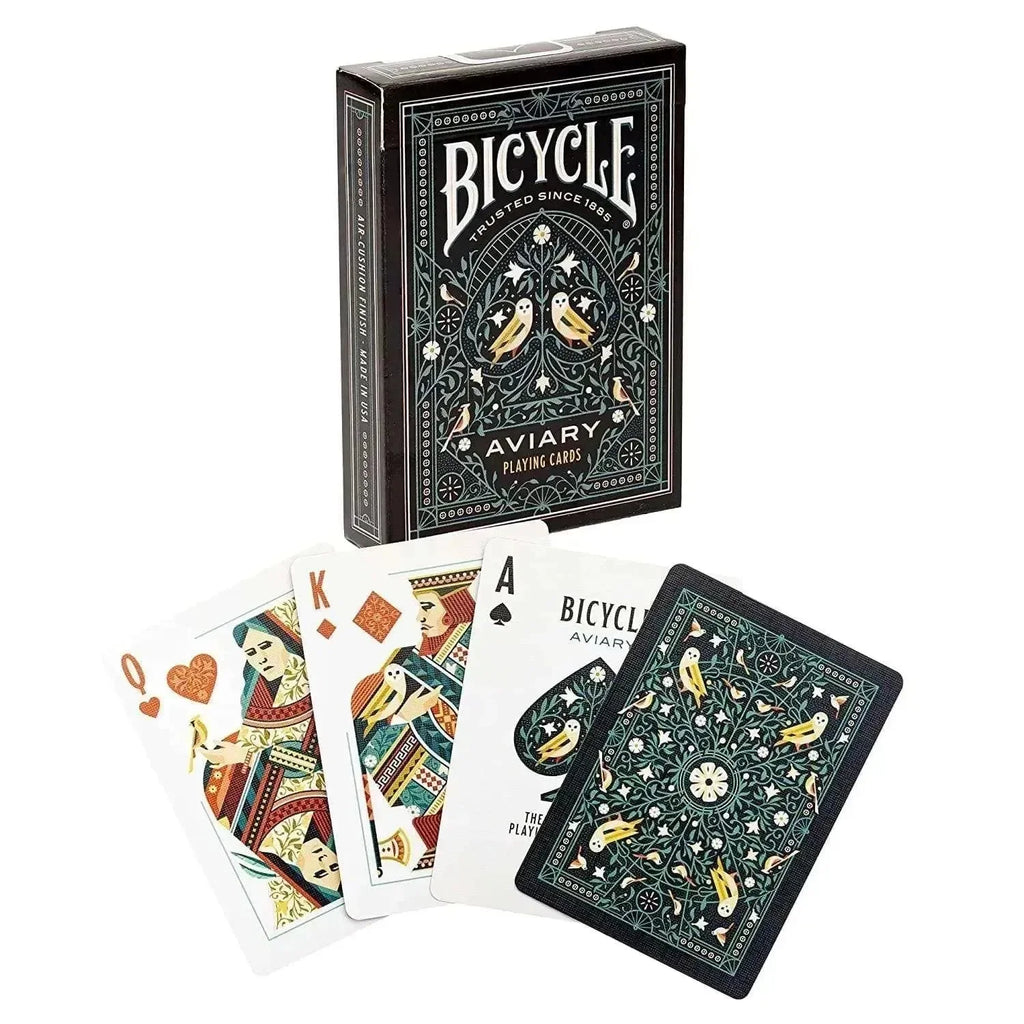 Bicycle Aviary Playing Cards – Intricately Designed Custom Deck for Collectors and Card Game Enthusiasts - Naivri