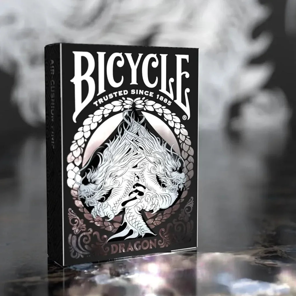 Bicycle Black Dragon Playing Cards – Premium Air-Cushion Finish Deck - Naivri