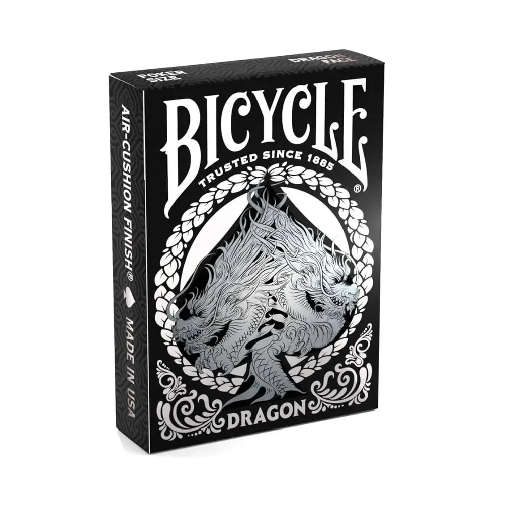 Bicycle Black Dragon Playing Cards – Premium Air-Cushion Finish Deck - Naivri