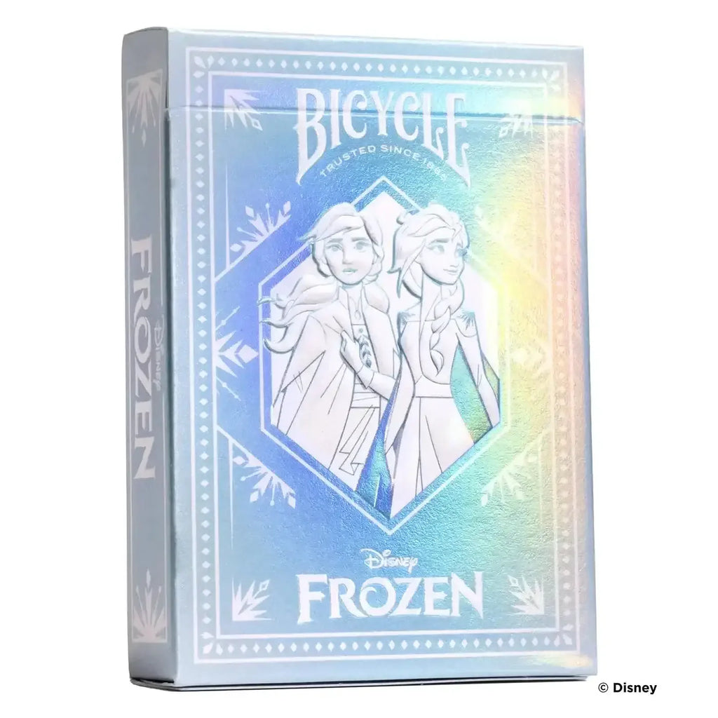 Bicycle Disney Frozen Playing Cards – Premium Custom Deck Featuring Elsa, Anna, Olaf & More – Air-Cushion Finish – Made in USA - Naivri