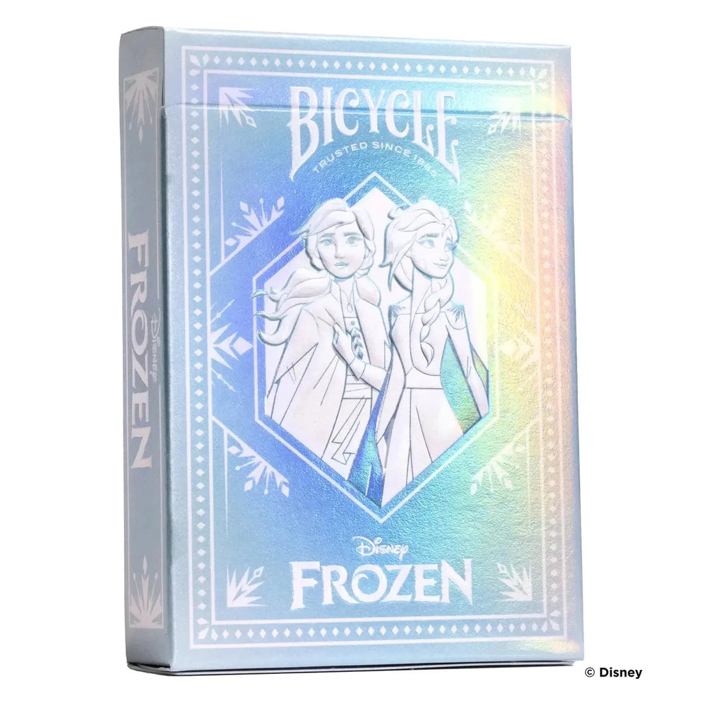 Bicycle Disney Frozen Playing Cards – Premium Custom Deck Featuring Elsa, Anna, Olaf & More – Air-Cushion Finish – Made in USA - Naivri