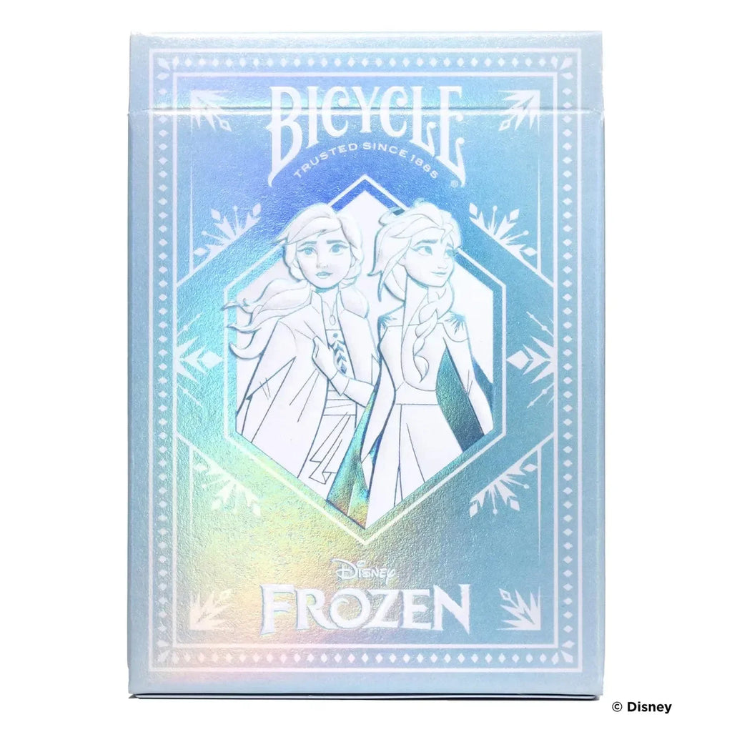 Bicycle Disney Frozen Playing Cards – Premium Custom Deck Featuring Elsa, Anna, Olaf & More – Air-Cushion Finish – Made in USA - Naivri