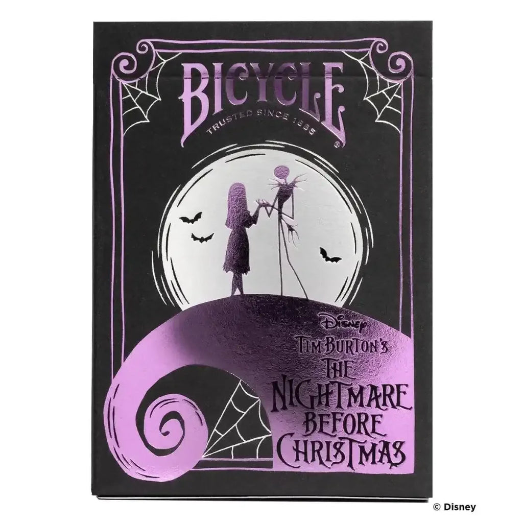 Bicycle Disney Tim Burton’s The Nightmare Before Christmas Playing Cards – Collectible Deck Featuring Jack Skellington, Sally & More | Official Bicycle® Quality - Naivri