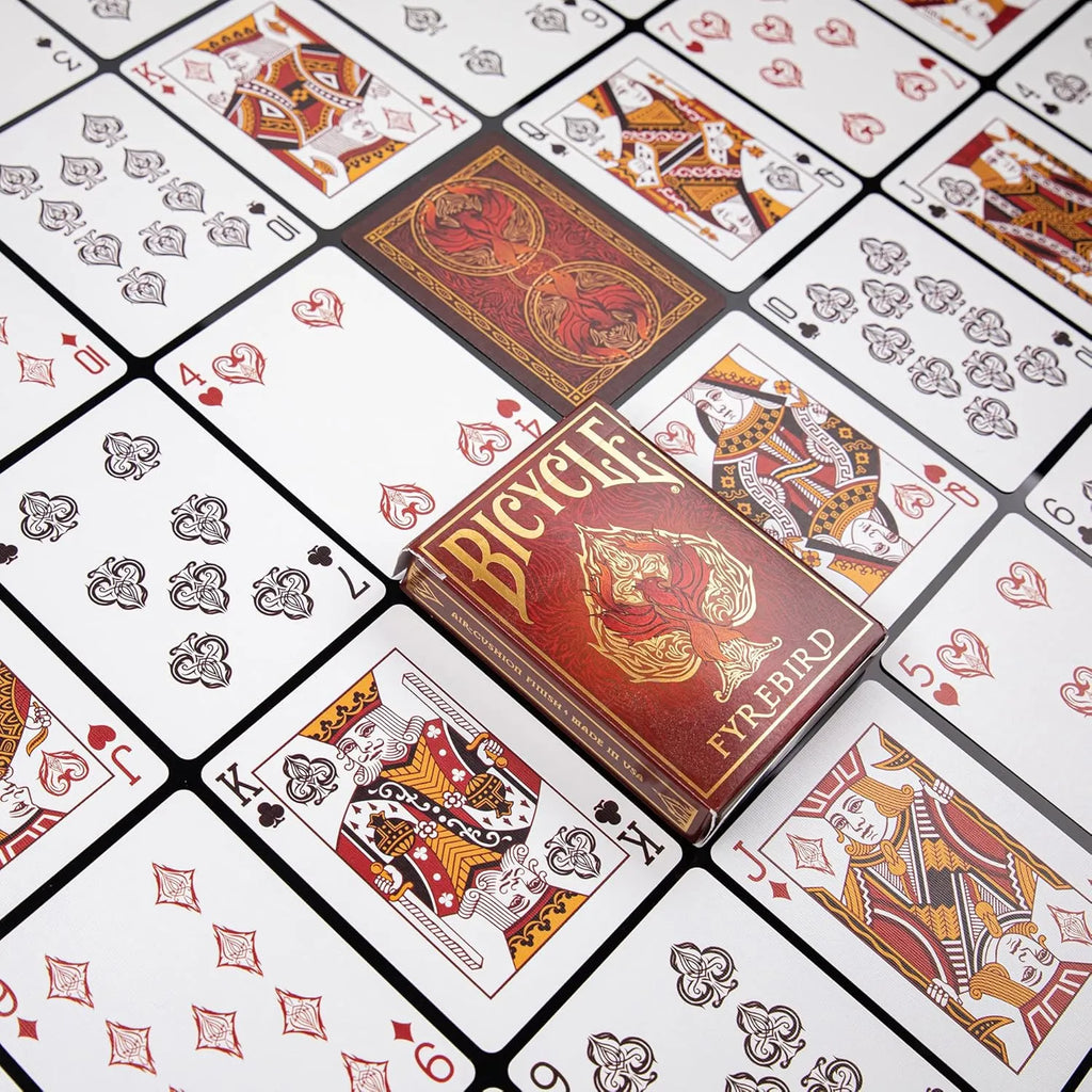 Bicycle Fyrebird Playing Cards – Premium Air-Cushion Finish, Sustainable, Custom Design Deck - Naivri