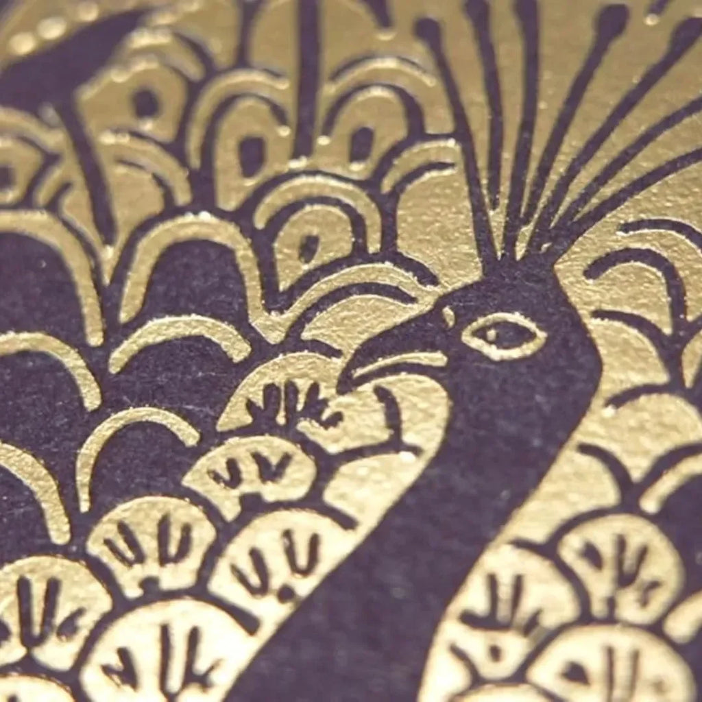 Bicycle Purple Peacock Playing Cards – Cold Foil Luxury Deck with Gold Foil Tuck – Premium Air-Cushion Finish – Made in USA – Ideal for Card Games, Magic & Collectors - Naivri