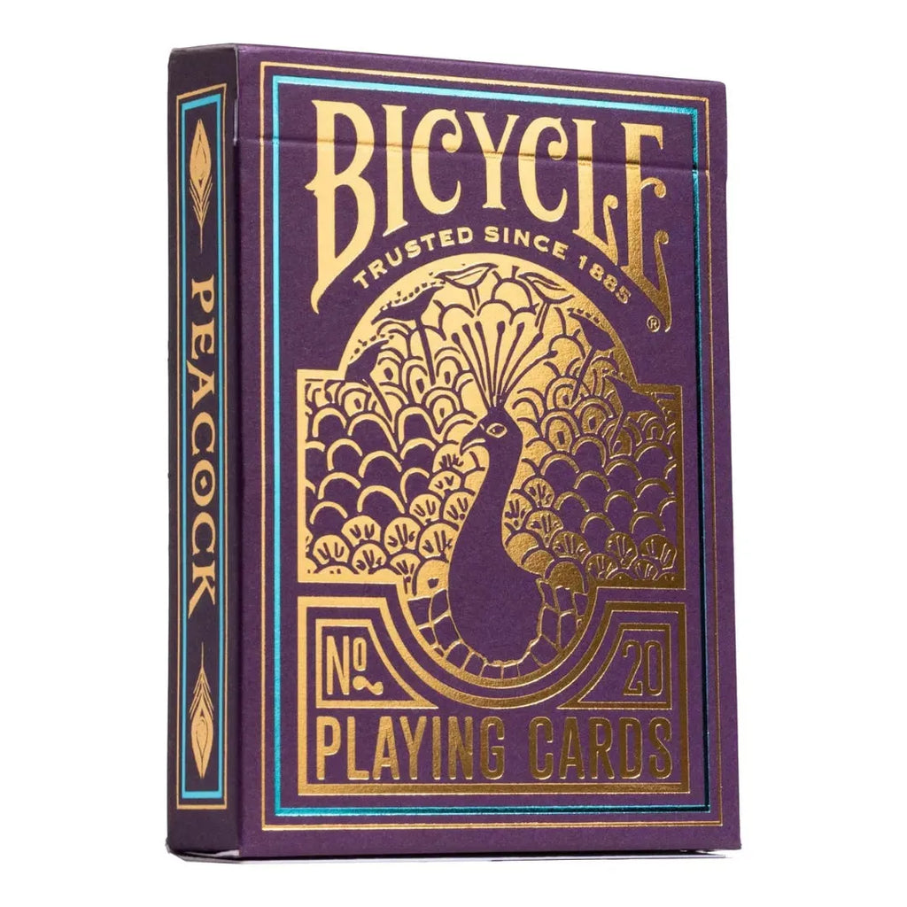 Bicycle Purple Peacock Playing Cards - Naivri