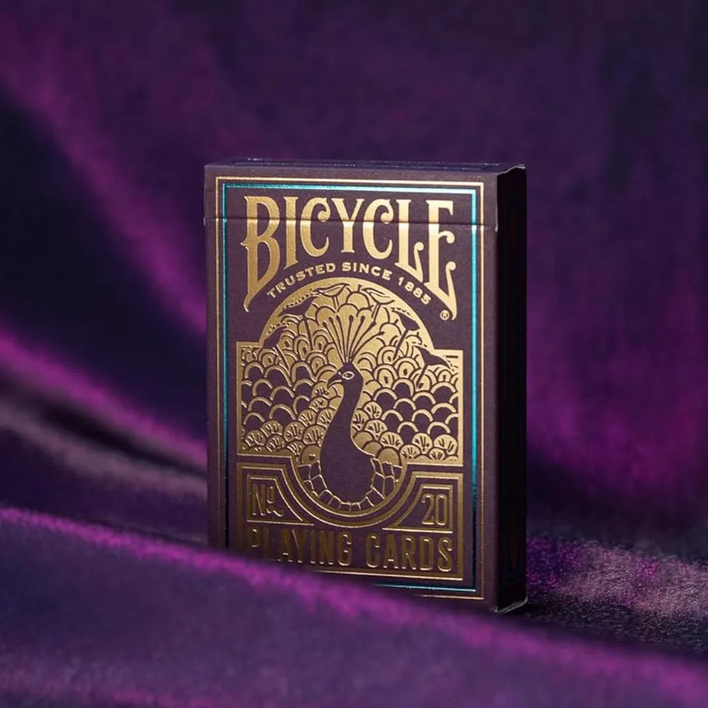 Bicycle Purple Peacock Playing Cards - Naivri